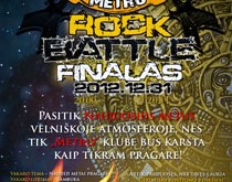 Naujųjų metų išvakarėse – „Metro Rock Battle“ finalas