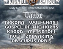 Pirmieji folkloro aidai Rasų su Žaibais šventėje 